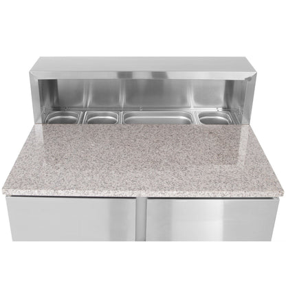 ARKTIC 2-door cooling table with extension and granite top for 5x GN1/6 247 l - Hendi 236208 – image 4