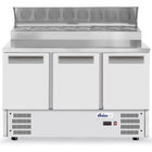 ARKTIC 3-door salad table with overlay for 8x GN1/6 368 l