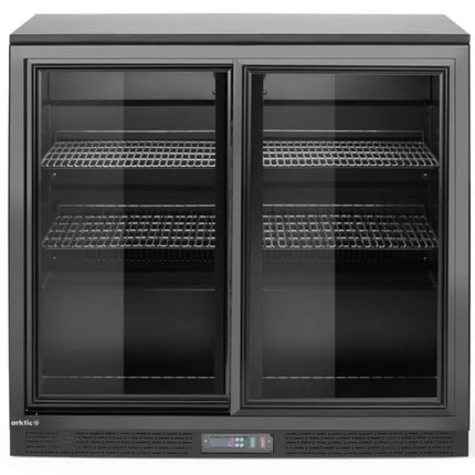 ARKTIC Bar refrigerator with 2 sliding doors LED 158 l 160 W 90x52x87 cm – image 2