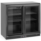ARKTIC Bar refrigerator with 2 sliding doors LED 158 l 160 W 90x52x87 cm