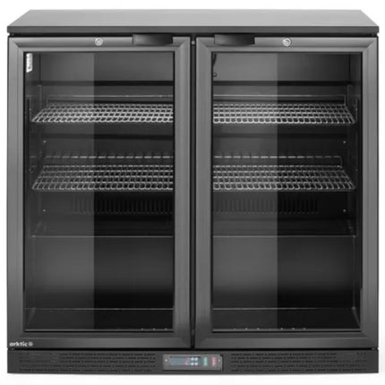 ARKTIC Bar fridge for drinks, 2-door LED, 158 l, 160 W, 90x53x87 cm – image 2