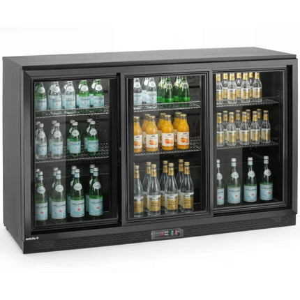 ARKTIC Bar refrigerator with 3 sliding doors LED 308 l 160 W 135x52x87 cm – image 3