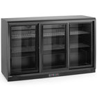 ARKTIC Bar refrigerator with 3 sliding doors LED 308 l 160 W 135x52x87 cm