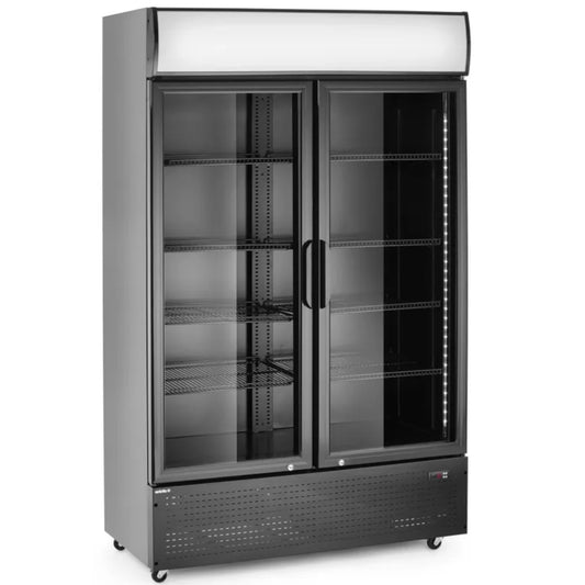 ARKTIC 2-door bar fridge with illuminated panel 512 l 510 W