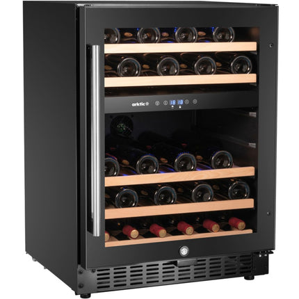 ARKTIC 2-zone wine cooler refrigerator for 46 bottles 137 l 570x595x820 mm – image 2