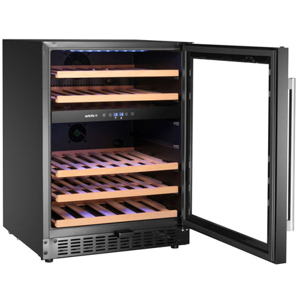 ARKTIC 2-zone wine cooler refrigerator for 46 bottles 137 l 570x595x820 mm – image 3