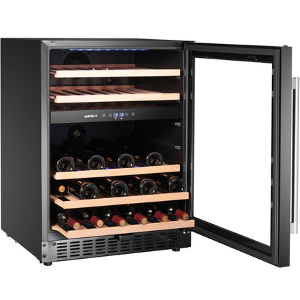 ARKTIC 2-zone wine cooler refrigerator for 46 bottles 137 l 570x595x820 mm – image 4