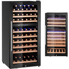 ARKTIC 2-zone wine cooler refrigerator for 91 bottles, 230 l, 569x595x1215 mm