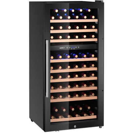 ARKTIC 2-zone wine cooler refrigerator for 91 bottles, 230 l, 569x595x1215 mm – image 2