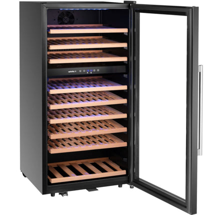 ARKTIC 2-zone wine cooler refrigerator for 91 bottles, 230 l, 569x595x1215 mm – image 3