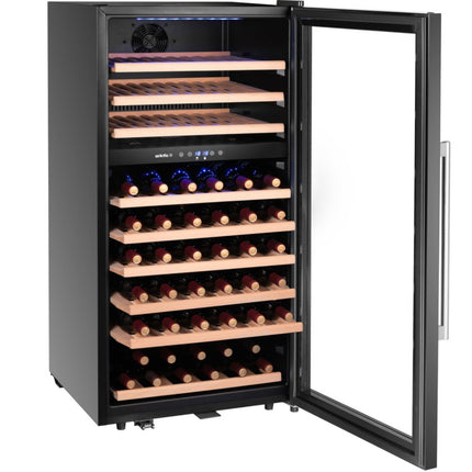 ARKTIC 2-zone wine cooler refrigerator for 91 bottles, 230 l, 569x595x1215 mm – image 5