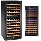 ARKTIC 2-zone wine cooler refrigerator for 124 bottles, 265 l, 570x595x1400 mm