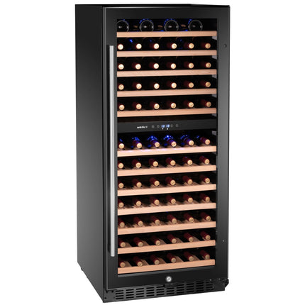 ARKTIC 2-zone wine cooler refrigerator for 124 bottles, 265 l, 570x595x1400 mm – image 2