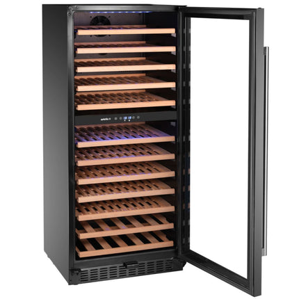 ARKTIC 2-zone wine cooler refrigerator for 124 bottles, 265 l, 570x595x1400 mm – image 4