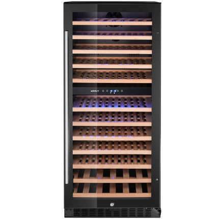 ARKTIC 2-zone wine cooler refrigerator for 124 bottles, 265 l, 570x595x1400 mm – image 5