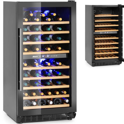 ARKTIC Refrigerator for wine bizone for 72 bottles 232 l 110 W