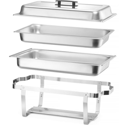 Hendi Buffet bain-marie food warmer for paste GN 1/1 STEEL - SET of 4 pcs. – image 6