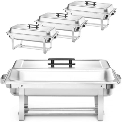 Hendi Buffet bain-marie food warmer for paste GN 1/1 STEEL - SET of 4 pcs.