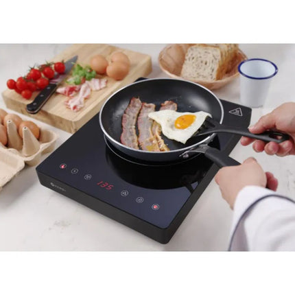 Hendi Inductor hob with touch panel 1 heating field Black Line wd. 22 cm 2000 W – image 3