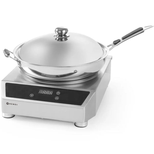 Hendi Induction wok 3500W with Profi Line induction frying pan