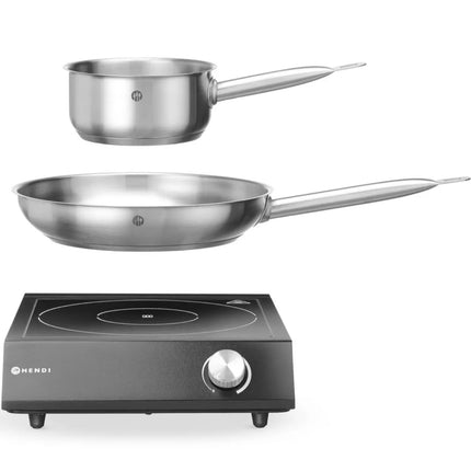 Hendi Cooking set portable induction cooker saucepan frying pan 3500 W – image 3