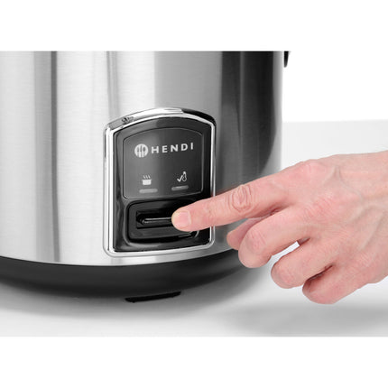 Electric rice cooking pot with steam cooking function 1.8L 700W - Hendi 240410
