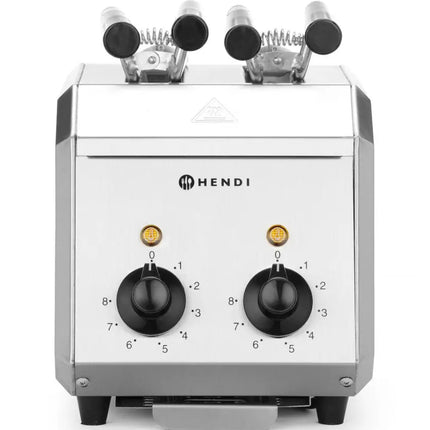 Toaster sandwich with a timer double 1200W-Hendi 261163