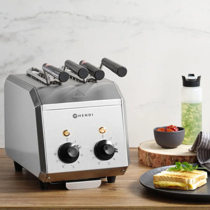 Toaster sandwich with a timer double 1200W-Hendi 261163