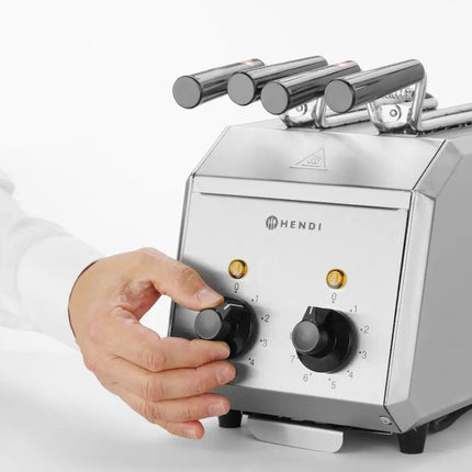 Toaster sandwich with a timer double 1200W-Hendi 261163