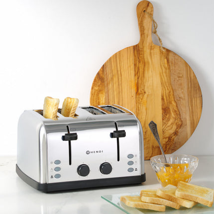 Hendi Sandwich toaster for 4 toasts, 3 functions, 7 heating levels, 1500 W – image 5