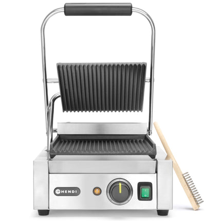 Contact Contact grill rifled single 1800W - Hendi 263501
