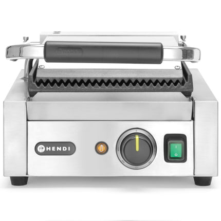 Contact Contact grill rifled single 1800W - Hendi 263501