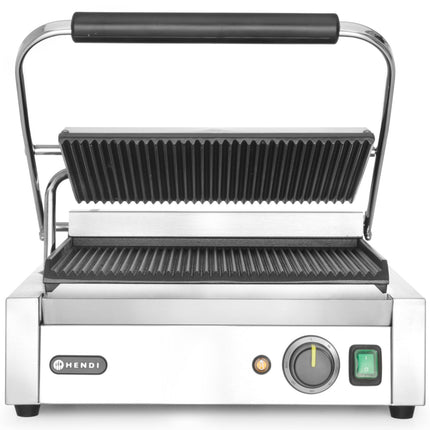 Contact Contact grill PANINI ruffled 2200W - Hendi 263655