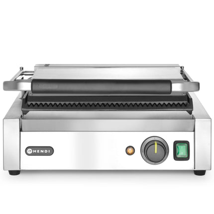 Contact Contact grill PANINI ruffled 2200W - Hendi 263655