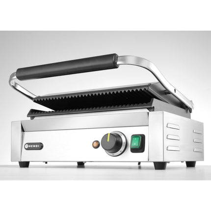 Contact Contact grill PANINI ruffled 2200W - Hendi 263655