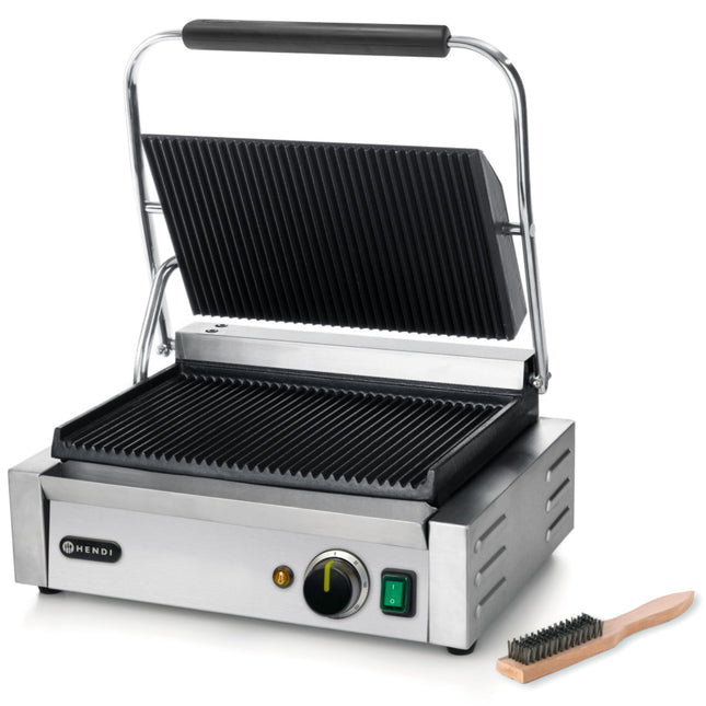 Hendi Contact grill PANINI ruffled 2200W
