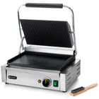 Contact Contact barbecue PANINI mountain rifled down smooth 2200W - Hendi 263662