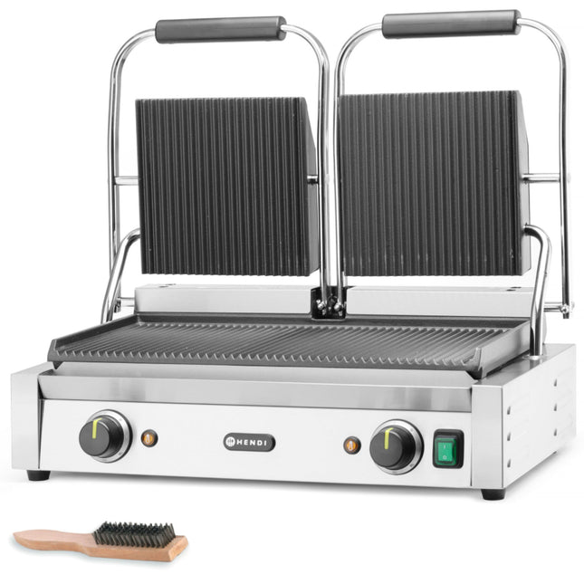 Hendi Contact Double-frilled Contact BBQ 3600W