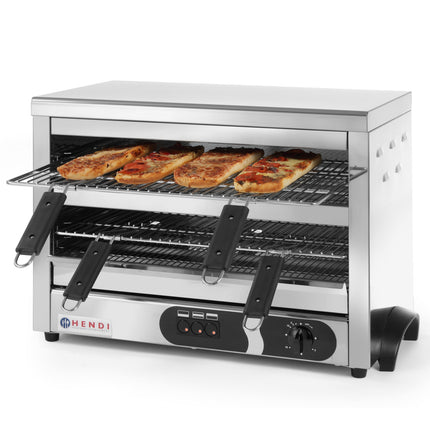 Toaster toaster quartz salamander GN1/1 timer 4500W 400V - Hendi 264331