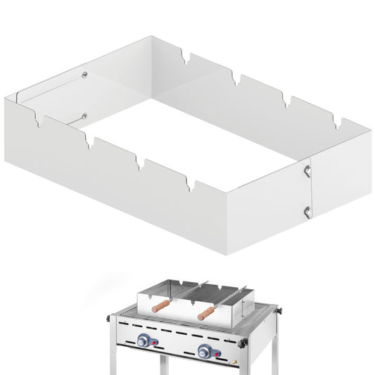 Tramontina Churrasco rectangular kebab grill attachment 530x350x117 mm
