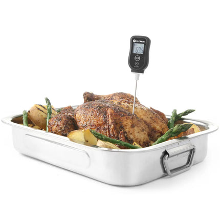 Digital gastronomy thermometer with 130 mm probe from -50C to 350C - Hendi 271230