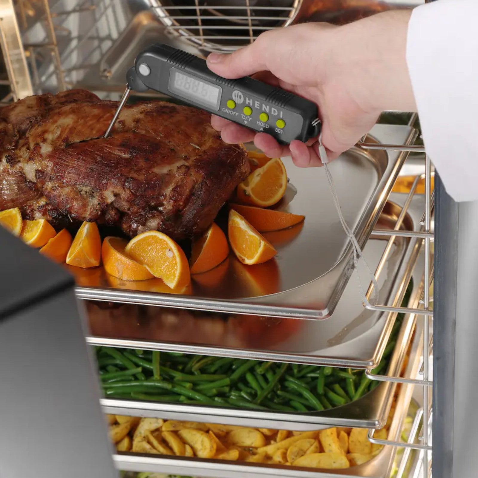 Hendi Digital gastronomic thermometer with foldable probe - Hendi 271308 – image 3