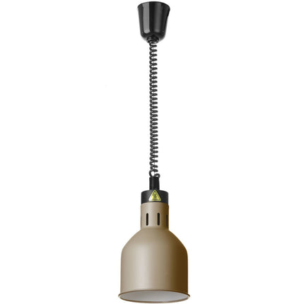 Hendi Cylindrical hanging lamp for heating food. 175 mm 250 W - beige – image 2