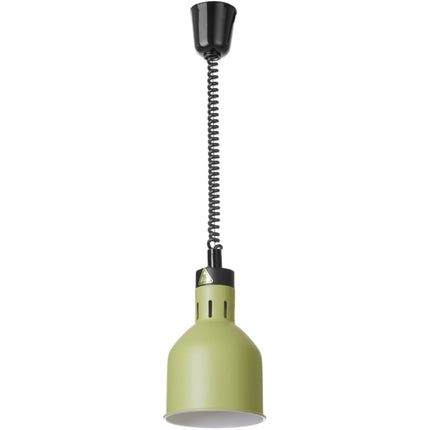 Hendi Cylindrical hanging lamp for heating food. 175 mm 250 W - green – image 2