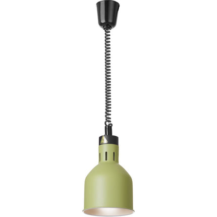 Hendi Cylindrical hanging lamp for heating food. 175 mm 250 W - green – image 3