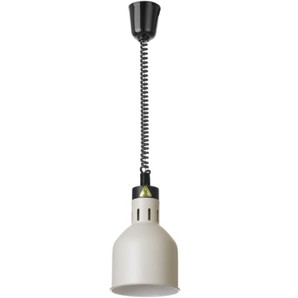 Hendi Cylindrical hanging lamp for heating food. 175 mm 250 W - white – image 2
