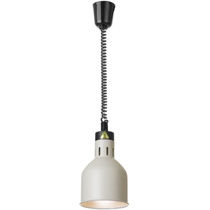 Hendi Cylindrical hanging lamp for heating food. 175 mm 250 W - white – image 3