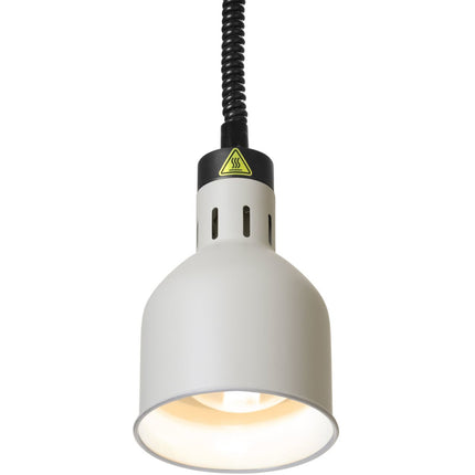 Hendi Cylindrical hanging lamp for heating food. 175 mm 250 W - white – image 4