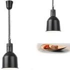 Hendi Food heating lamp - hanging cylindrical black cone wed. 175mm 250W