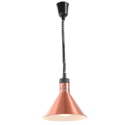 Hendi Food heating lamp - hanging conical copper 250W – image 2